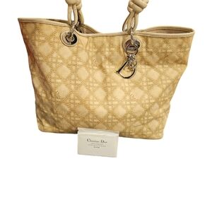 SOLDChristian Dior Cannage Knot Cherie Tote